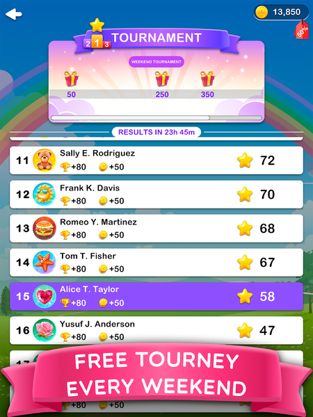 Word Search 2 - Hidden Words - Gameplay image of android game