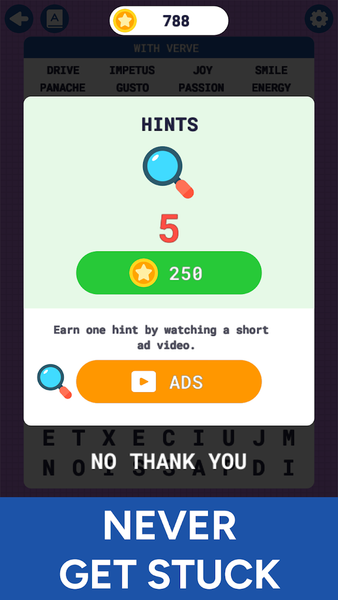 Word Search Pro - Puzzle Game - Gameplay image of android game