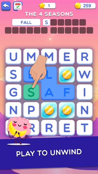 Words in Maze - Connect Words - Gameplay image of android game