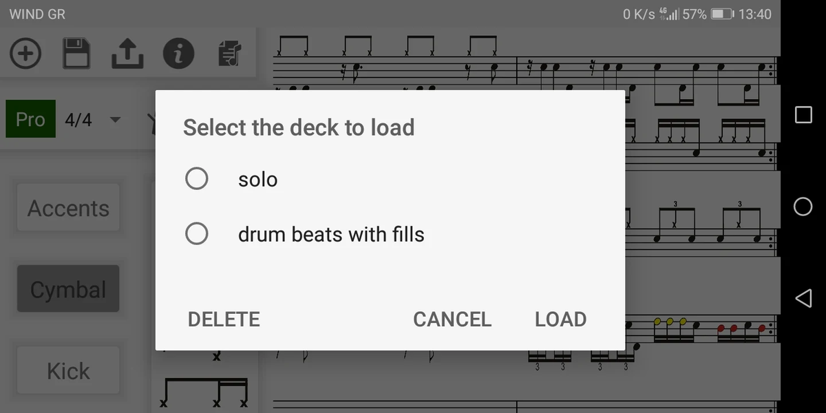 Drum Patterns Creator - Image screenshot of android app