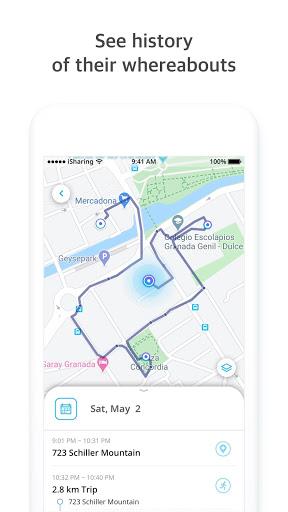 iSharing: GPS Location Tracker - عکس برنامه موبایلی اندروید