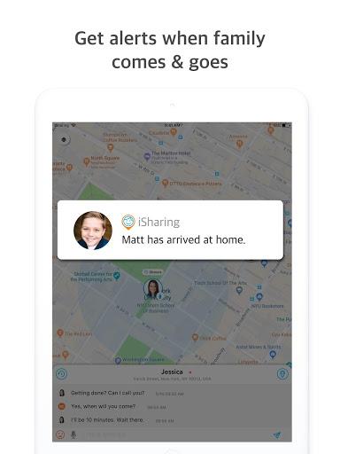iSharing: GPS Location Tracker - عکس برنامه موبایلی اندروید