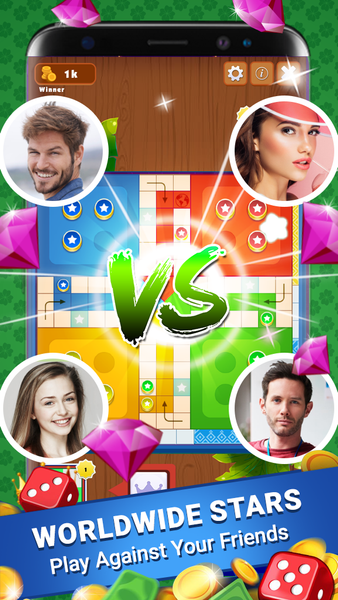 Ludo Game: Multiplayer Dice Bo - Gameplay image of android game