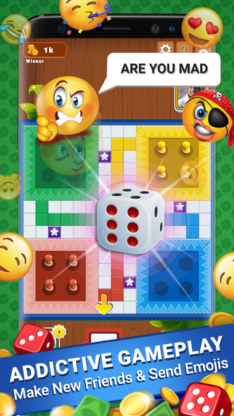 Ludo Game: Multiplayer Dice Bo - Gameplay image of android game