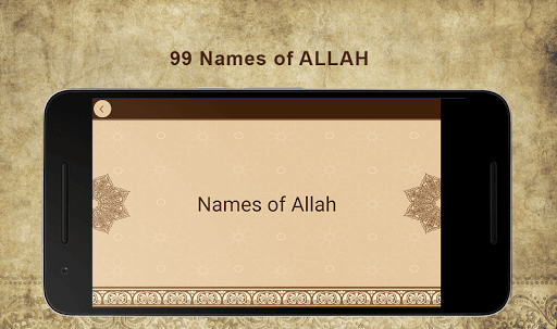 99 Names of Allah - Image screenshot of android app