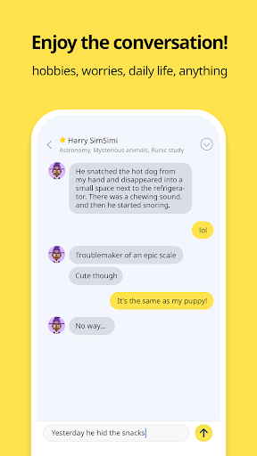 SimSimi - Image screenshot of android app