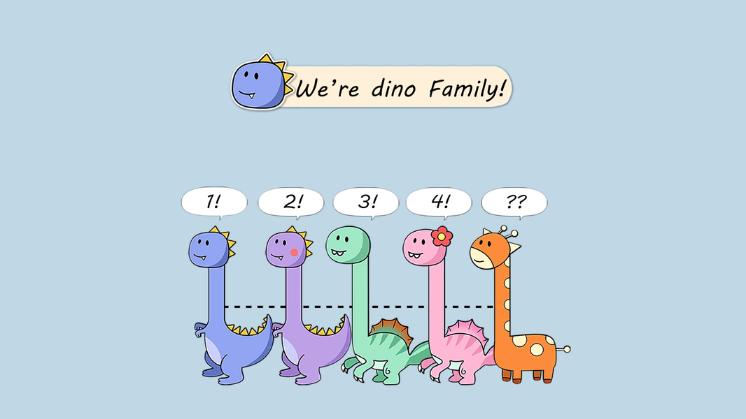 I am a Dino - Happy like a din - Gameplay image of android game