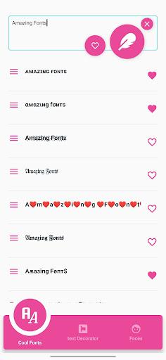Awesome Fonts - Image screenshot of android app