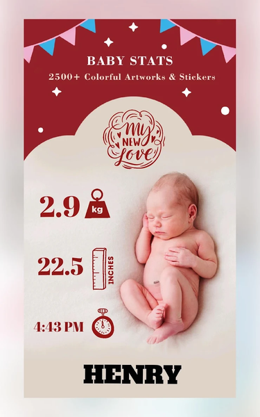 Baby Photo Editor & Story Art - عکس برنامه موبایلی اندروید