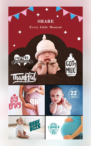 Baby Photo Editor & Story Art - عکس برنامه موبایلی اندروید