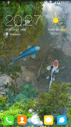 Water Garden Live Wallpaper - Image screenshot of android app