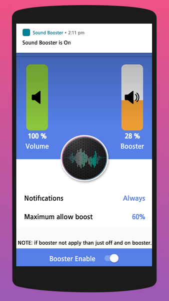 Sound Bass Booster Equalizer - Image screenshot of android app