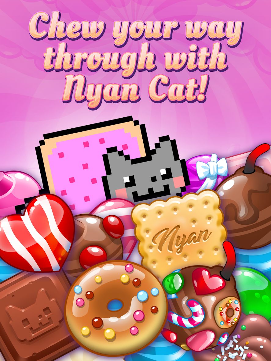 بازی Nyan Cat: Candy Match - دانلود | بازار