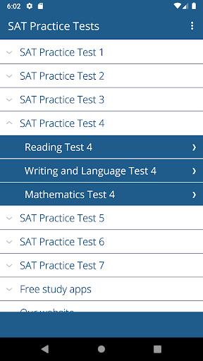 SAT Practice Tests - عکس برنامه موبایلی اندروید