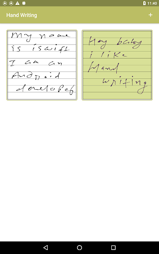 Handwriting - عکس برنامه موبایلی اندروید