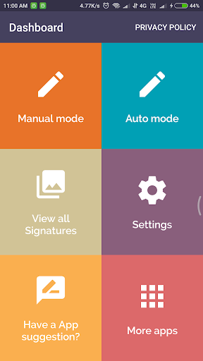 Signature Creator - Image screenshot of android app