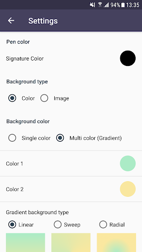 Signature Creator - عکس برنامه موبایلی اندروید