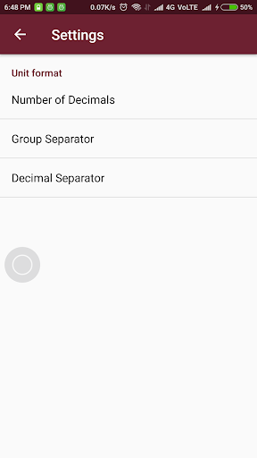 Unit Converter - عکس برنامه موبایلی اندروید