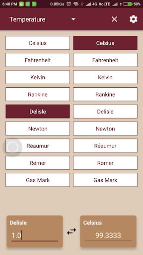 Unit Converter - عکس برنامه موبایلی اندروید