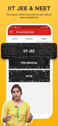 M Learning India- NEET, IITJEE - Image screenshot of android app