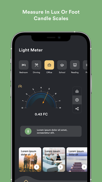 LUX Meter - Light Meter - عکس برنامه موبایلی اندروید