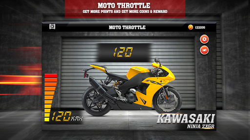 Moto throttle Simulator Free - عکس بازی موبایلی اندروید