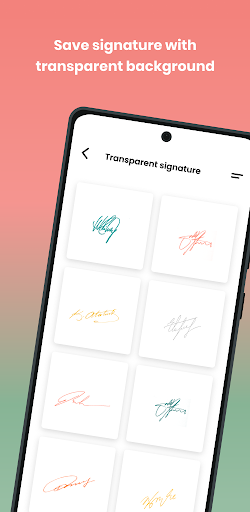 Signature Maker & Sign Creator - عکس برنامه موبایلی اندروید