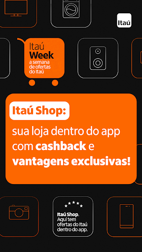 Banco Itaú: Conta, Cartão e + - Image screenshot of android app