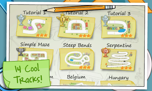 Paper Racing - عکس بازی موبایلی اندروید