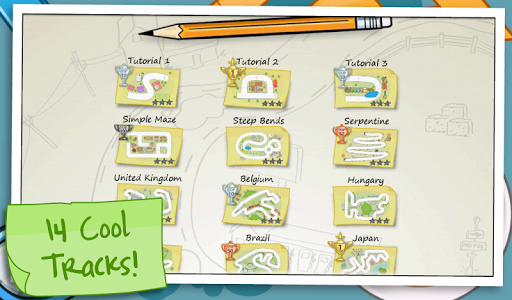 Paper Racing - عکس بازی موبایلی اندروید