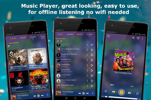 MusicMP3 & Audius streaming - عکس برنامه موبایلی اندروید