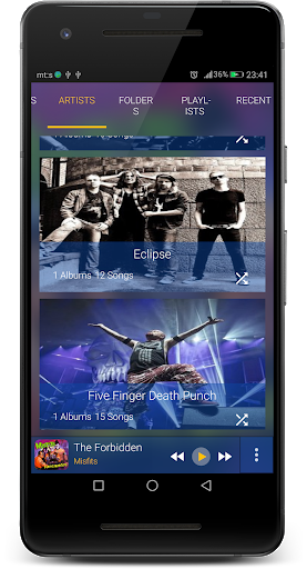 MusicMP3 & Audius streaming - عکس برنامه موبایلی اندروید