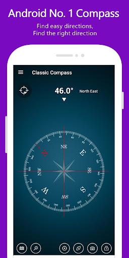 Compass Maps Pro - Digital Compass 360 Free - عکس برنامه موبایلی اندروید