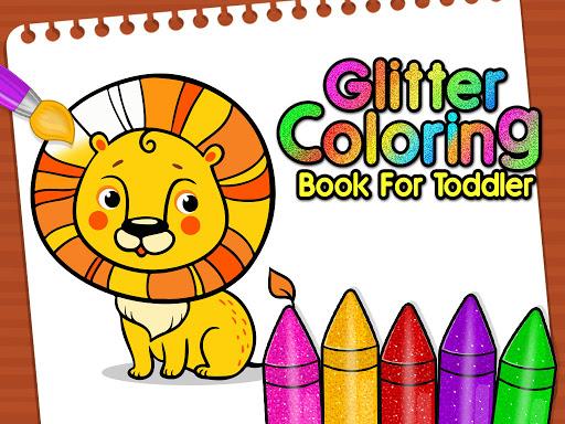 Glitter Coloring Book For Kids - Image screenshot of android app