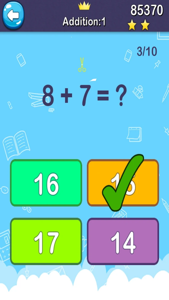 Pre School Maths Game For Kids - Gameplay image of android game
