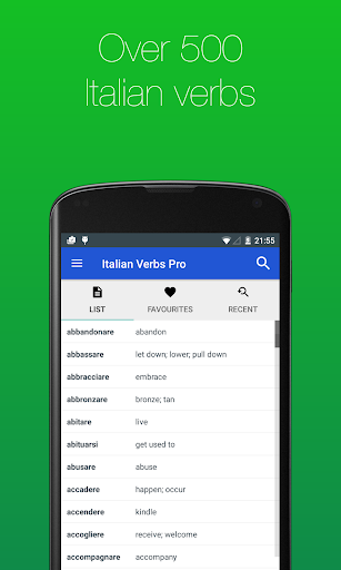 Italian Verb Conjugator - Image screenshot of android app