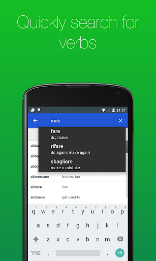 Italian Verb Conjugator - Image screenshot of android app