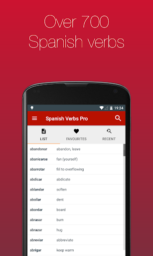 Spanish Verb Conjugator - Image screenshot of android app