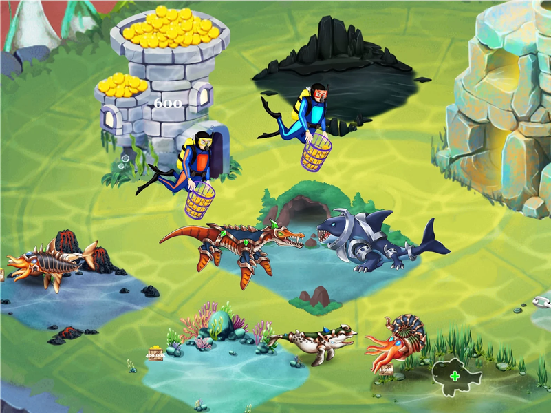 Idle Sea Monsters - Gameplay image of android game