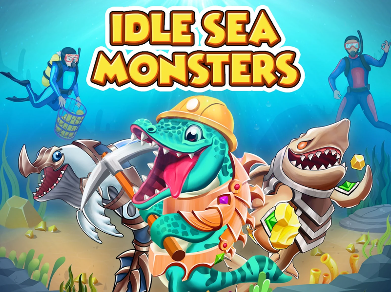 Idle Sea Monsters - Gameplay image of android game