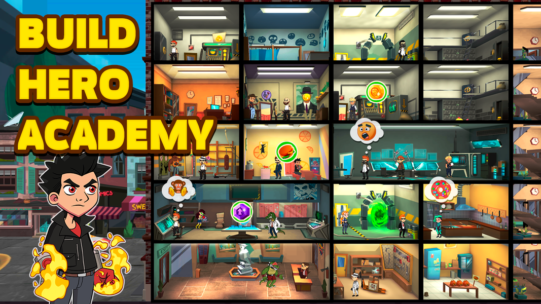 Brawl Academy Superhero League - Gameplay image of android game