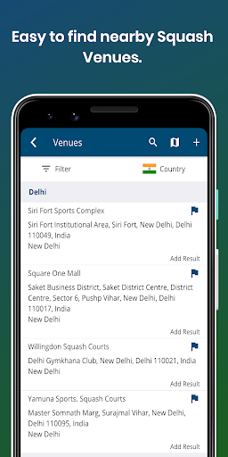 Squash Players - عکس برنامه موبایلی اندروید