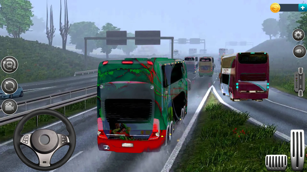 Bus Simulator 3d Bus Driving - Gameplay image of android game