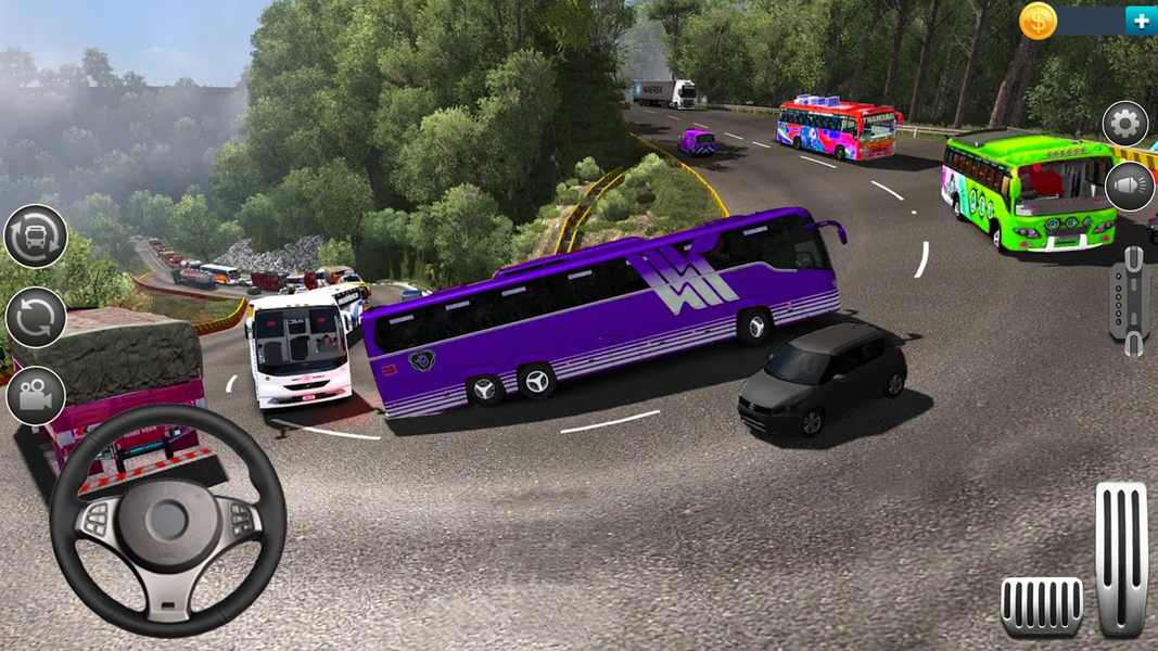 Bus Simulator 3d Bus Driving - Gameplay image of android game