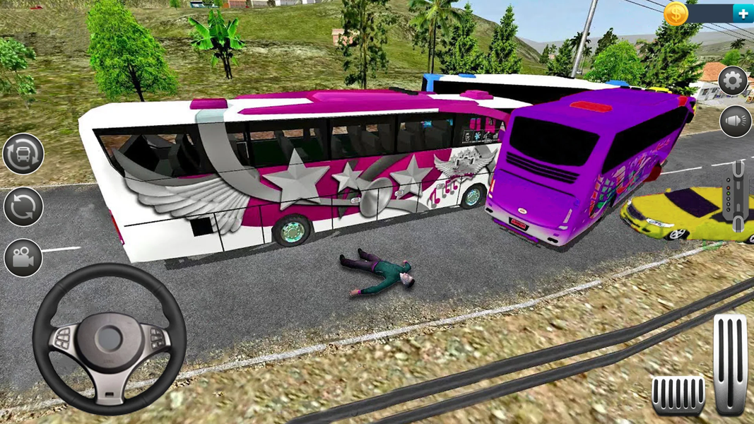 Bus Simulator 3d Bus Driving - Gameplay image of android game
