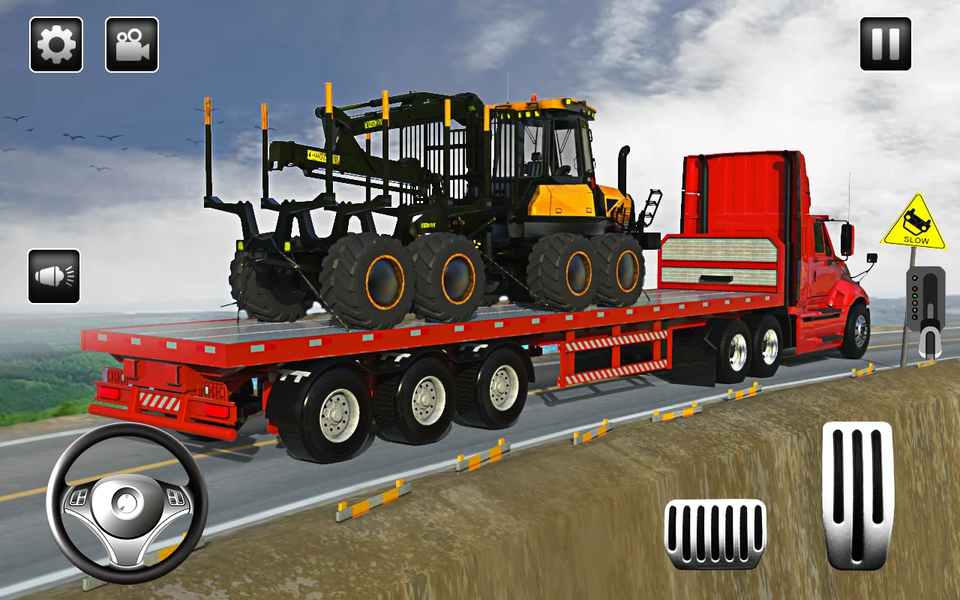 Cargo Truck Driving Games - Gameplay image of android game