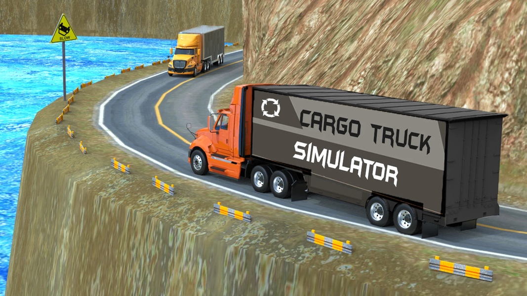 Cargo Truck Driving Games - Gameplay image of android game