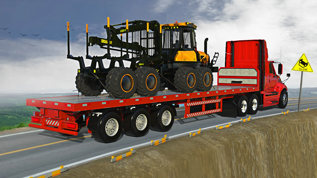 Cargo Truck Driving Games - Gameplay image of android game