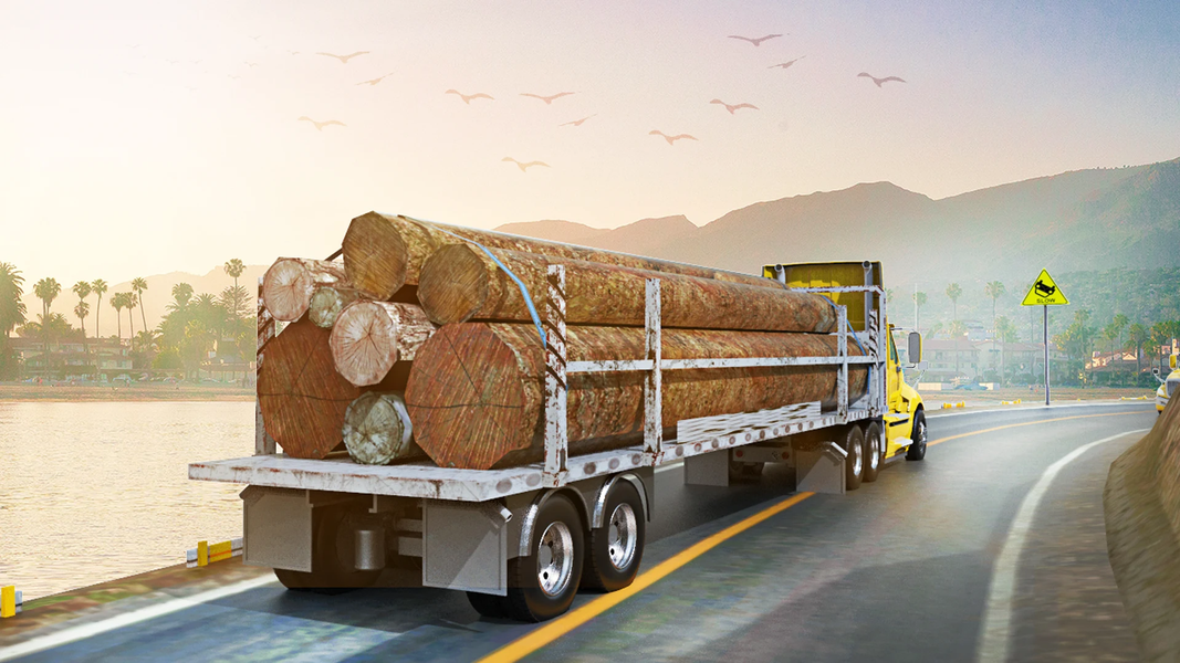 Cargo Truck Driving Games - Gameplay image of android game