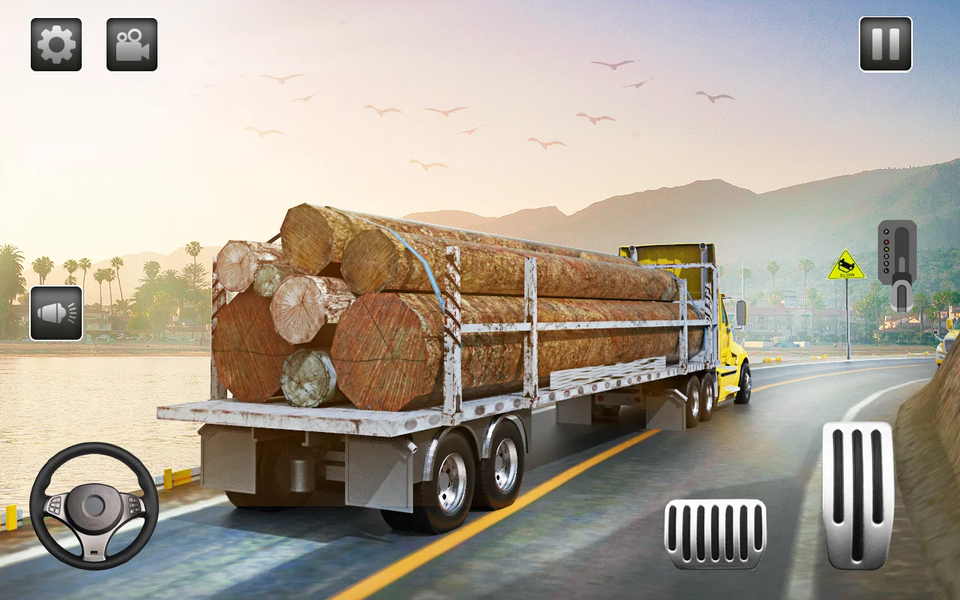 Cargo Truck Driving Games - Gameplay image of android game